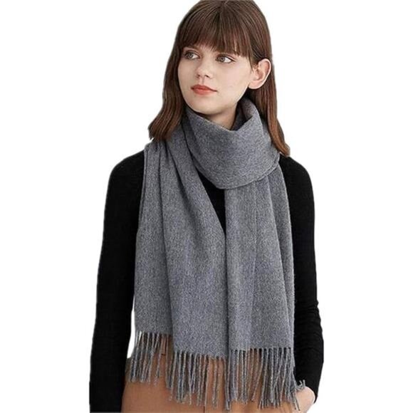 Shawls and Wraps Softable Scarf for Evening Dresses Wedding with Tassels - Picture 2 of 6